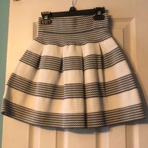 Black and white skirt